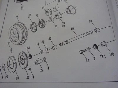 Harley Davidson K & Sportster's 54-78 nos Rpl 33391-52 KICK START RACTHET SPRING Foto 1 de 4