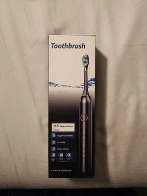 New Electric Toothbrush Set with 6 Brush Modes Rechargeable Rohs - Image 1 of 3