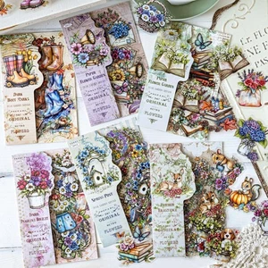 20Pcs Flowers Graden Books Animal PET Stickers Journal Album Scrapbooking Crafts - Picture 1 of 13