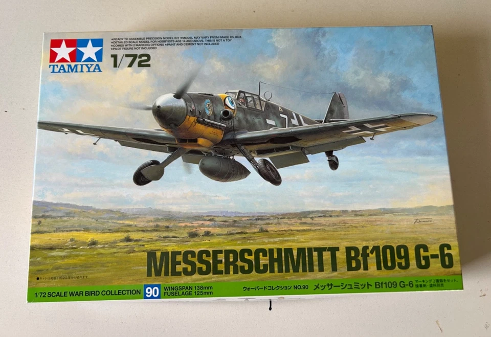 TAMIYA 60790 1/72  MESSERSCHMITT BF109 G-6 - Immagine 1 di 1