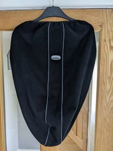 BABYBJORN Cover for Baby Carrier Black Fleece Logo - Picture 1 of 4