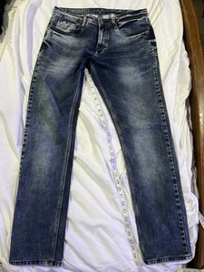 Gas Men’s Blue Jeans 32x34 Measuring To Be A 30 Inseam See Photos. - Picture 1 of 11