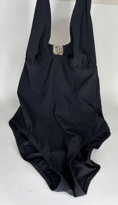 Maiô feminino Tory Burch preto peça Ono náilon/elastano tamanho médio - Imagem 1 de 4