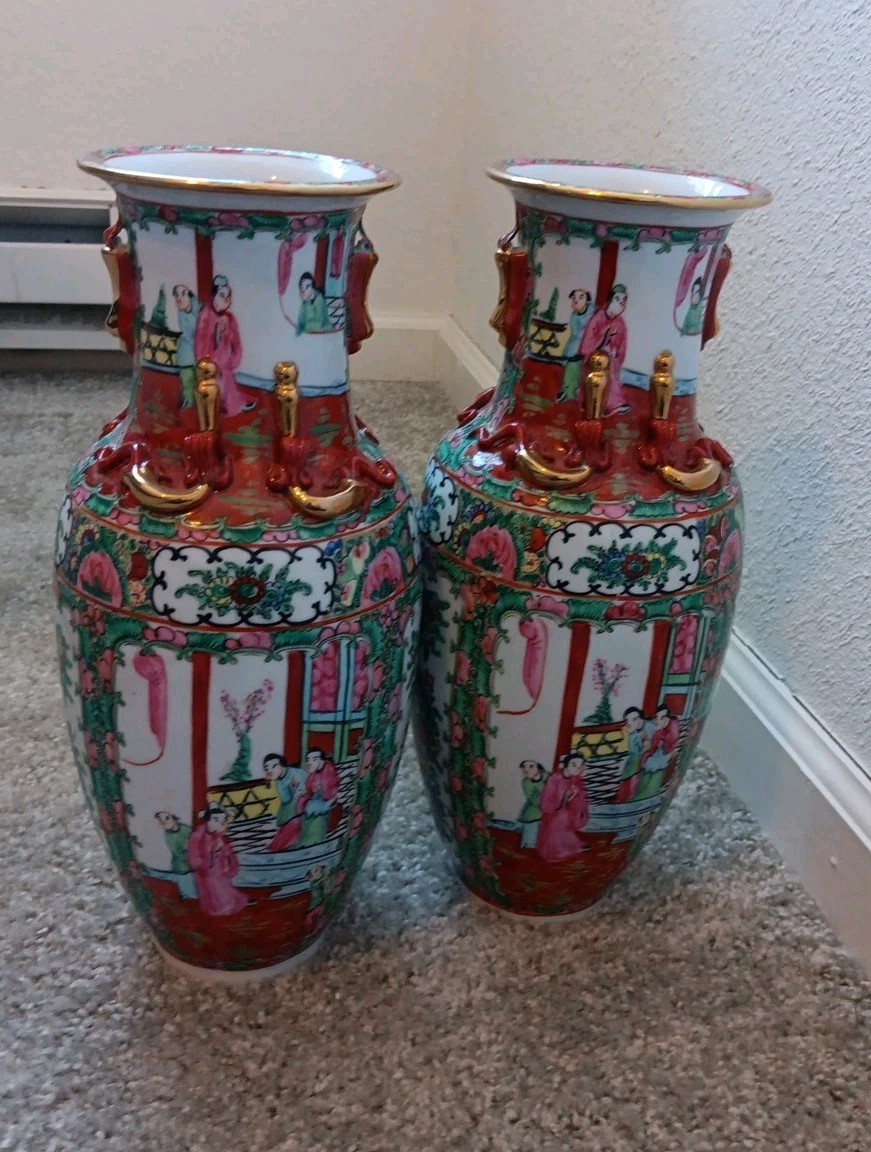 中国古董瓷花瓶| eBay