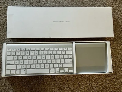 Apple Wireless Magic Keyboard A1314 and Apple A1339 Track Pad With Original Box - Image 1 of 4