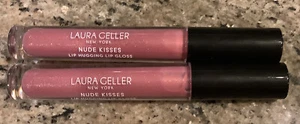 2-Laura Geller Lip Hugging  Lip Gloss NUDE KISSES (First Date) - Picture 1 of 3