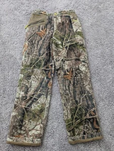 Cabela's Sweatpants Youth Boys Large Camouflage Zip Pockets Woodlands Brown - Picture 1 of 8