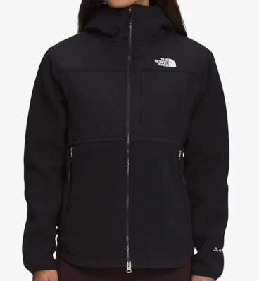 THE NORTH FACE WOMEN'S DENALI HOODIE FULL ZIP JACKET BLACK Size S, M, L, XL, XXL - Image 1 of 4
