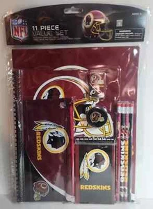 Washington Redskins NFL 11 Piezas Set de Regalo Escolar Wincraft Nuevo, Regalo Escolar - Imagen 1 de 2