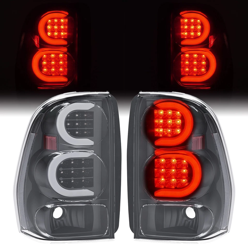 Clear Lens LED Turn Tail Lights For Chevrolet Trailblazer 2002-2009 #GM2801150 - Image 1 of 4