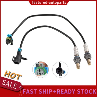 Conjunto de 2 sensores de oxigênio adequados para 2008-2010 Chevrolet Malibu Pontiac G6 2.4L L4 EUA - Imagem 1 de 4