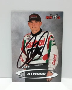 Casey Atwood Castrol 1999 Wheels Auto Autograph Card Nascar - Picture 1 of 2
