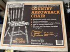 Chaise Flèche Country Hardwood Solid 96 W neuve dans sa boîte vintage 4 disponible