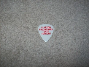 AUTHENTIC Eric Clapton Tour Issued Guitar Pick - Philinganes East Ferrone - Picture 1 of 2