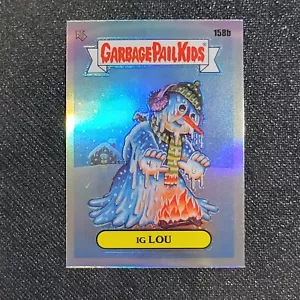 2021 Garbage Pail Kids Chrome Series 4 Base Refractor #158b Ig LOU - Bild 1 von 3
