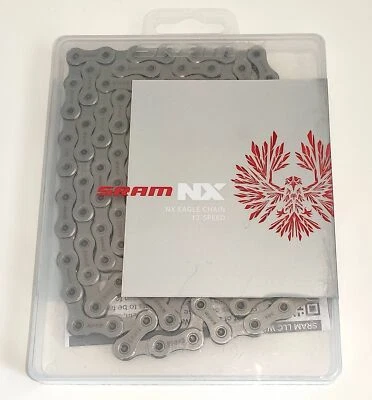 SRAM NX Eagle Kette 12-fach 126 Glieder inkl. PowerLock – grau - Bild 1 von 3