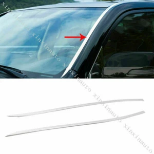For Toyota Land Cruiser LC200 2008-2021 Car Front Windshield Molding Trim Strips - Picture 1 of 6