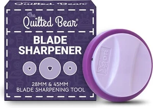 The Quilted Bear Rotary Blade Sharpener for 28mm & 45mm Craft Rotary Blades - Picture 1 of 7