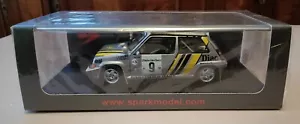 Renault 5 GT Turbo Winner Ivory Rally 1989 Spark 1/43 S3859 Oreille Thimonier - Foto 1 di 2