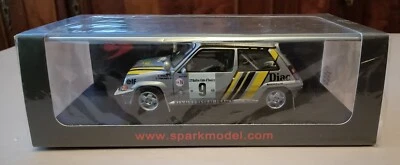 Renault 5 GT Turbo Winner Ivory Rally 1989 Spark 1/43 S3859 Oreille Thimonier - Immagine 1 di 2