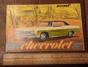 1966 Chevrolet Owner's Guide - musty - Picture 1 of 5