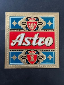 Vintage box label tobacco cigar ASTRO original very good condition #442 - Picture 1 of 3