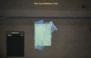 (Xbox) Sacred Mothman Tome Plan - XP Buff - Picture 1 of 1