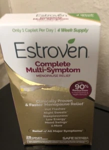 Estroven Complete Menopause Relief Caplets 28 caplets NEW  Expire 2/25 New - Picture 1 of 12