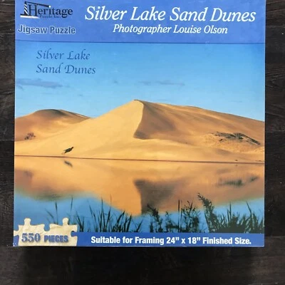 Heritage Puzzle Silver Lake песчаные дюны 550 шт. головоломка от Louise Olson 3141 - Изображение 1 из 2