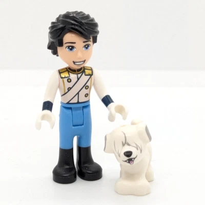 Lego Disney Minifigure - Prince Eric Uniform & Max (dp109) Little Mermaid 43191 - Image 1 of 4