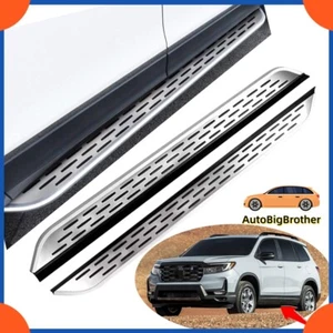 Running Board Fits for Honda Passport 2019 2023 Side Step Nerf Bar Black Steps - Picture 1 of 5
