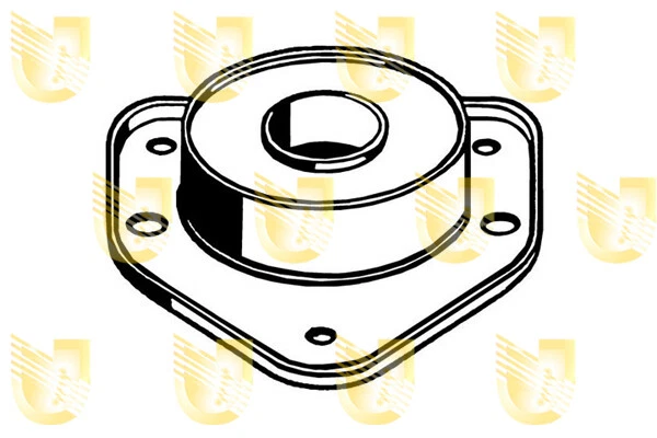 390034 UNIGOM Supporto ammortizzatore a molla per FIAT - Immagine 1 di 1