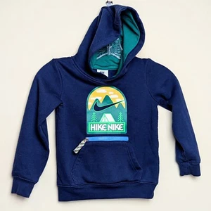 Nike NSW B Great Outdoors Hike Nike Fleece Pullover Hoodie Boys 4T - Picture 1 of 6