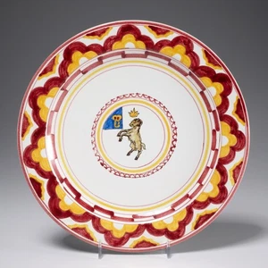 Placa de cerámica Palio di Siena Italian Contrade Valdimontone Montone Ram 11" - Imagen 1 de 5