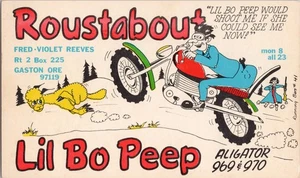 Vintage CB Radio QSL Postcard Gaston Oregon USA - Picture 1 of 2