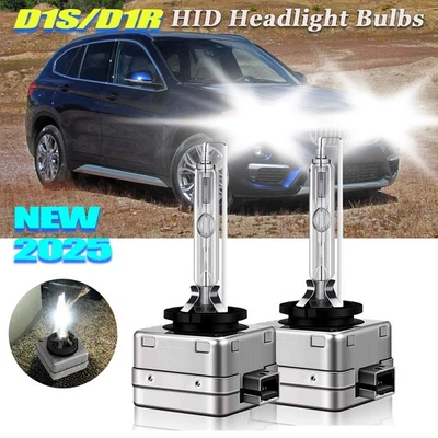 For BMW X1 2010-2015 HID Headlight Bulbs High/Low Beam Replacement D1S D1R - Image 1 of 4