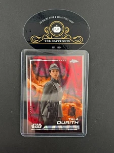 2024 Topps Chrome Star Wars Tala Durith Red Raywave Refractor #83 - Bild 1 von 2