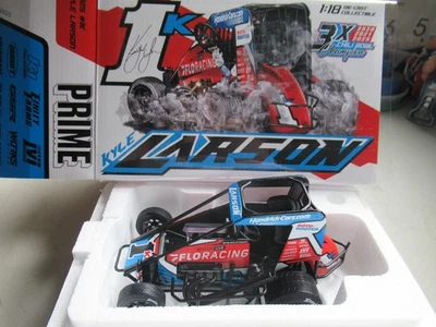 2025 KYLE LARSON 3X CHAMP FLO RACING MIDGET CHILI BOWL 1:18 HENDRICK.COM ACME - Image 1 of 4