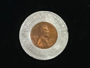 Turner Loan Company Hollywood California 1929-S centavo cubierto ¡BONITO! - Imagen 1 de 2