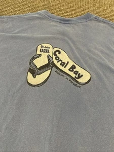 Comfort Colors Coral Bay Shirt XL TSHIRT Relaxin In Paradise Sy John USVI T22 - Bild 1 von 7
