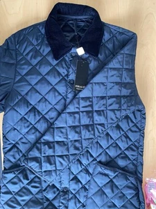 Feraud Men's Medium Dark Navy Quilted Jacket - Picture 1 of 16