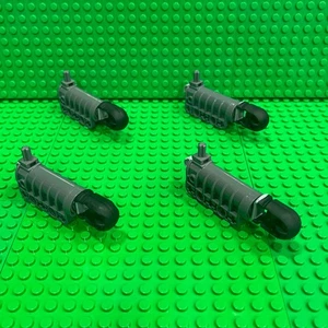 Lego Launcher Cannons 57029 and Projectiles 57028 Dark Bluish Gray (4 Each) - Picture 1 of 3