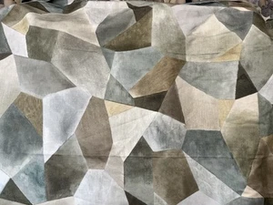 Designers Guild Furnishing Fabric Geo Moderne Pewter 3.0 Mts £56 RRP £89 Metre - Picture 1 of 4