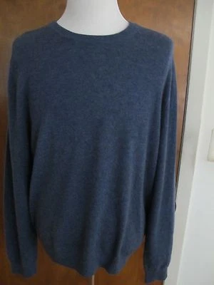 Bloomingdales Hombre Azul 2 Cachemira Cuello Redondo Suéter XL NUEVO CON ETIQUETAS  Foto 1 de 4