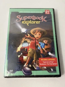Superbook Explorer DVD Volume 21 TEACH US TO PRAY + REVELATION THE FINAL BATTLE - Picture 1 of 6