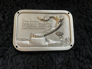 2002 Pebble Beach Concours Official Pewter And Dash Placard #854/1500 - Picture 1 of 3