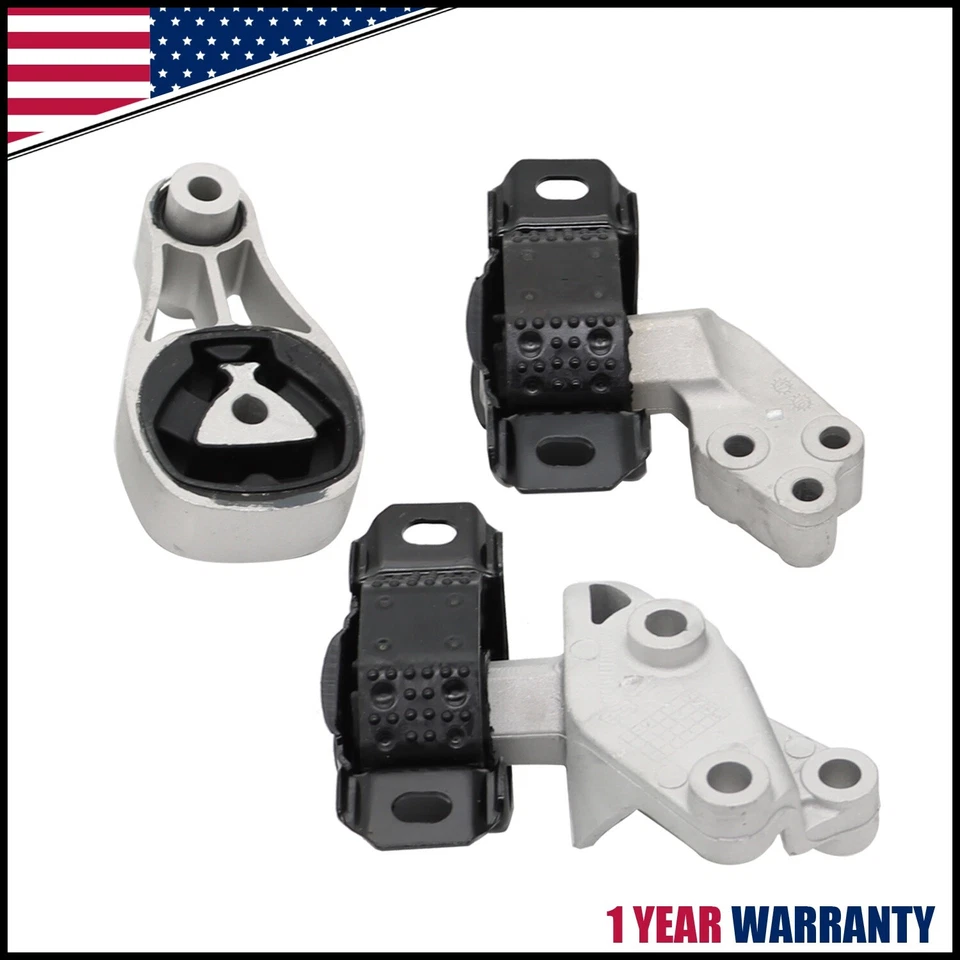 Juego de 3 piezas motor y transmisión. Montaje para Smart Fortwo 2008-2015 1,0 L/eléctrico Foto 1 de 4