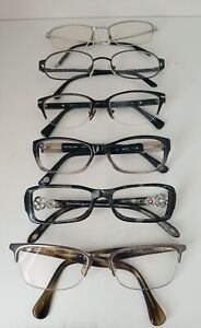 Women's Designer Eyeglasses/Frames 6 Lot Tiffany D&G Coach Gucci MKors Oakley
