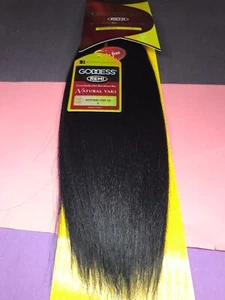 Sensationnel Remi Goddess_NATURAL_YAKI_100% Human Hair Remy_12"_#1 - Picture 1 of 4