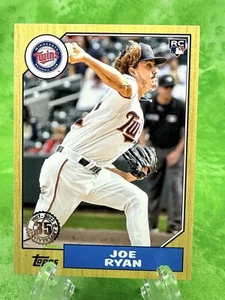 Joe Ryan RC - 1987 Topps - 2022 Topps Series 2 #87TB-15 Minnesota Twins Rookie  - Picture 1 of 10